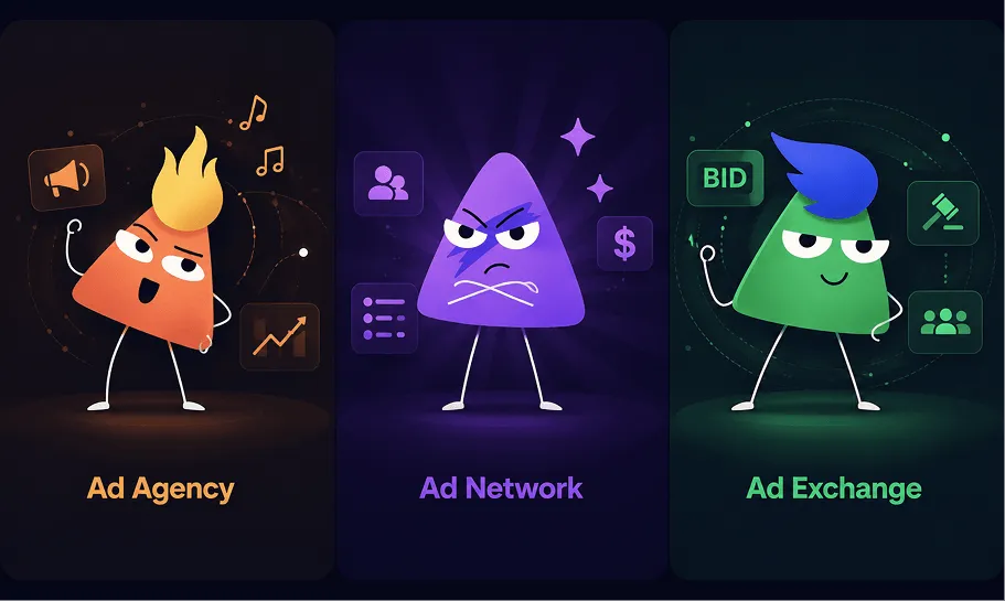 Ad Exchange vs Ad Network vs Ad Agency: How Much Control Do You Want?