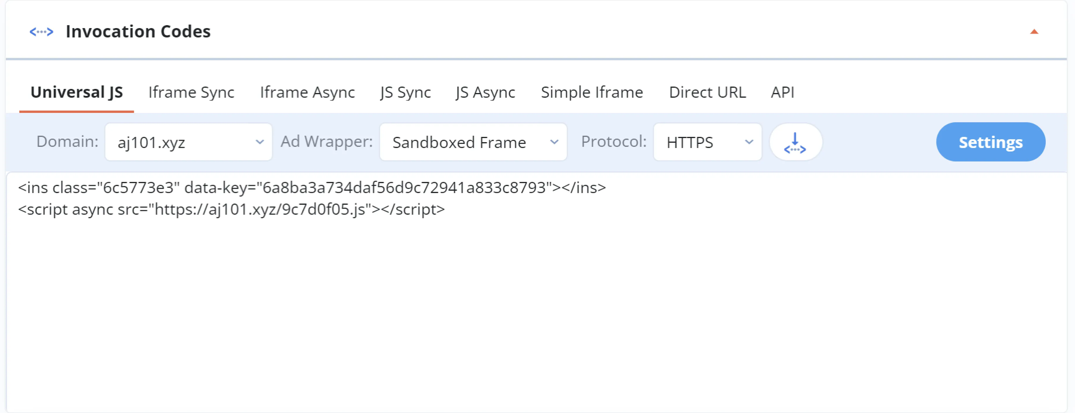 Network Screenshot