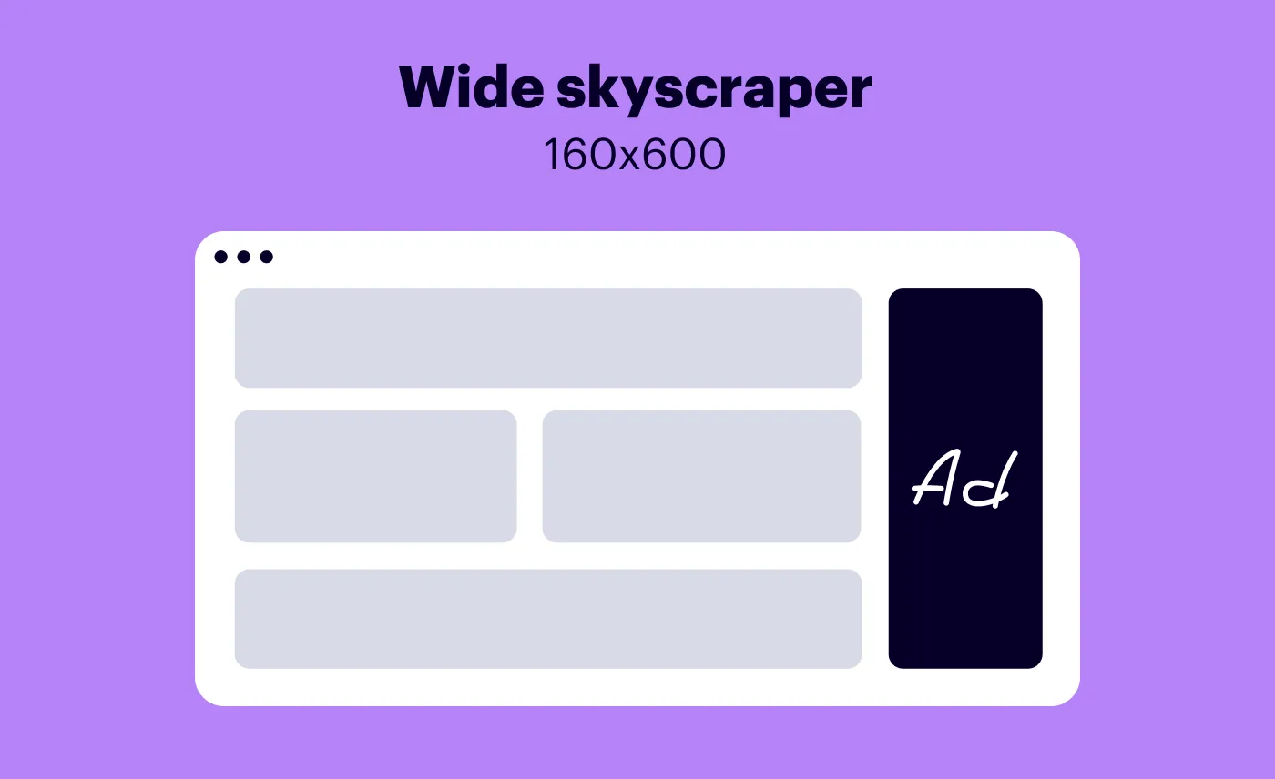 Wide Skyscraper Ad Size