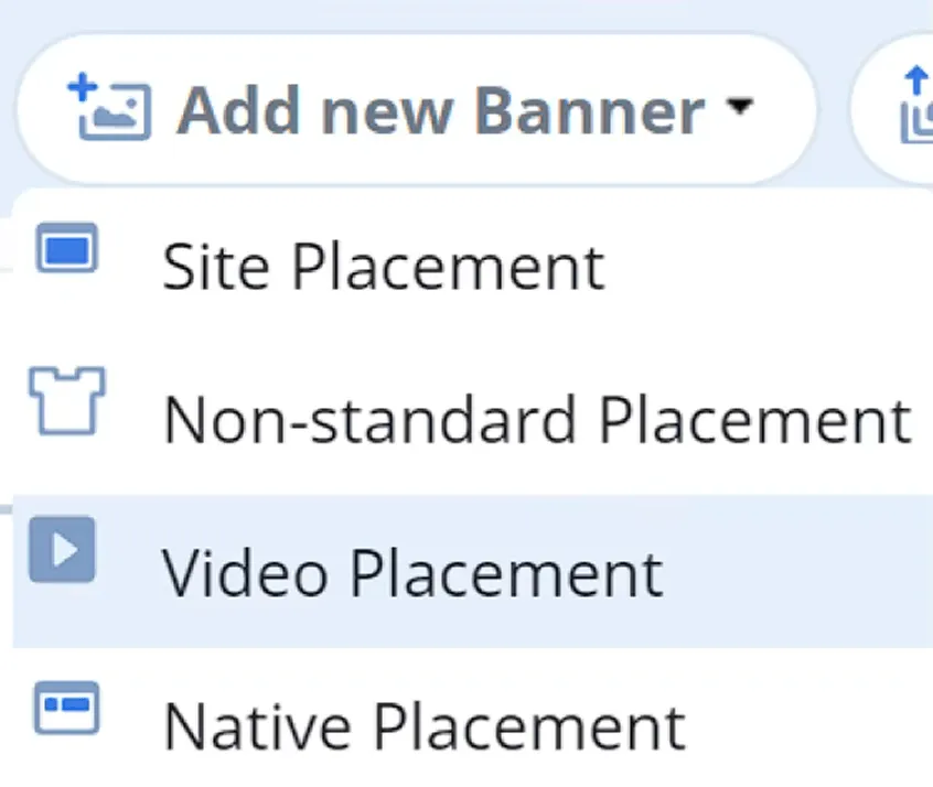 video banner creation