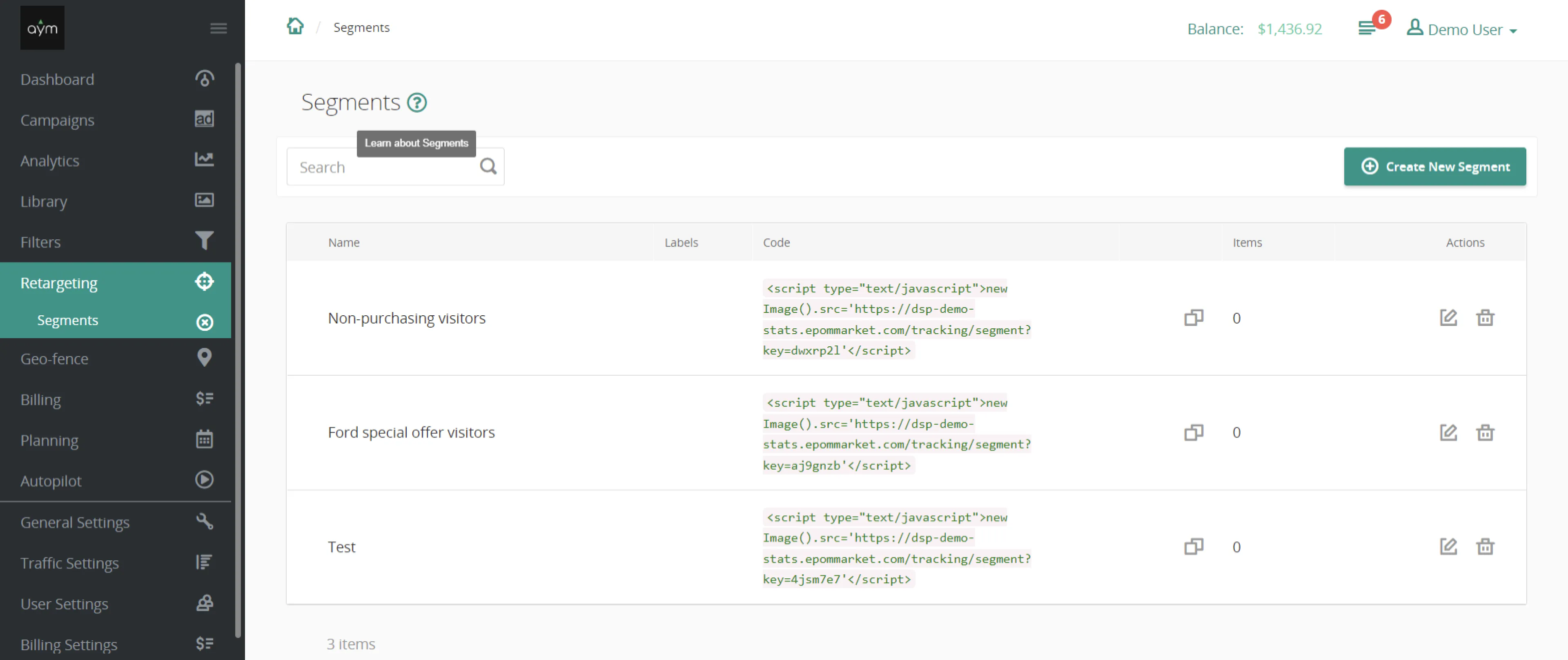 Epom white-label DSP 5.5 help center integration